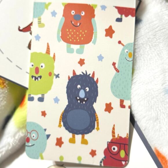 Little Adventurers Club Toddler BAby Snuggle Throw Blanket Monsters NEW - Picture 3 of 4
